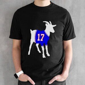 Buffalo Bills Josh Allen 17 GOAT Football Fan Gift Shirt 103